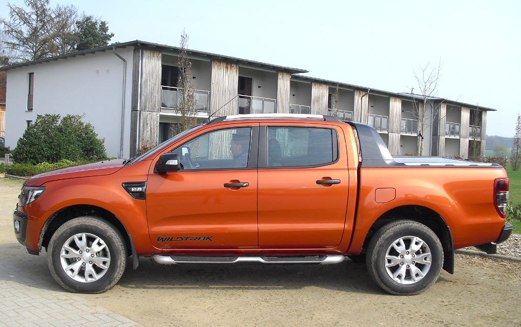 Erster und einziger Pickup mit fünf Sicherheitssternen: Ford Ranger, hier als Wildtrak. 