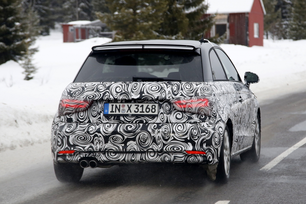 Erwischt: Erlkönig Audi A1 Facelift