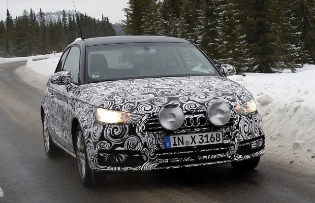 Erwischt: Erlkönig Audi A1 Facelift