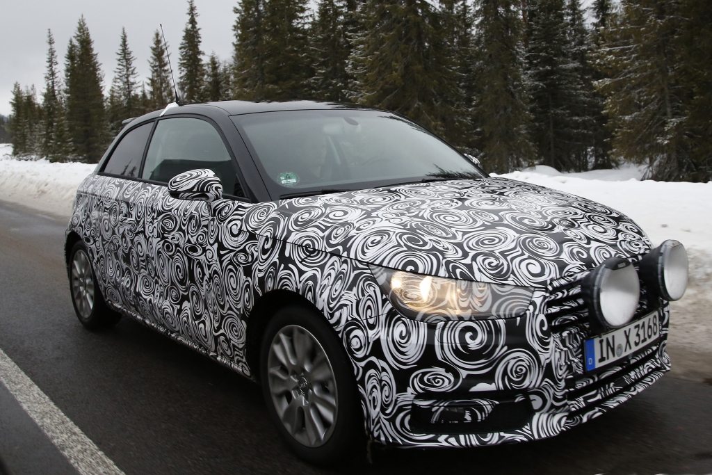 Erwischt: Erlkönig Audi A1 Facelift