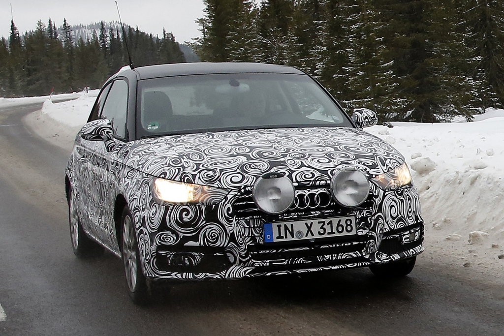 Erwischt: Erlkönig Audi A1 Facelift