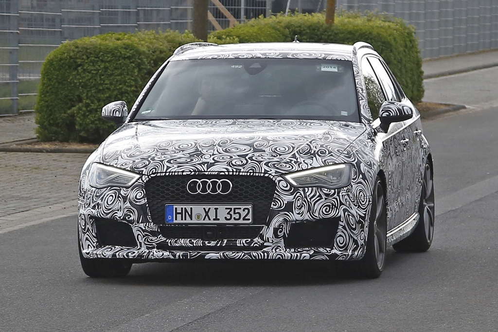 Erwischt: Erlkönig Audi RS3 - Attacke mit 100 PS pro Zylinder 