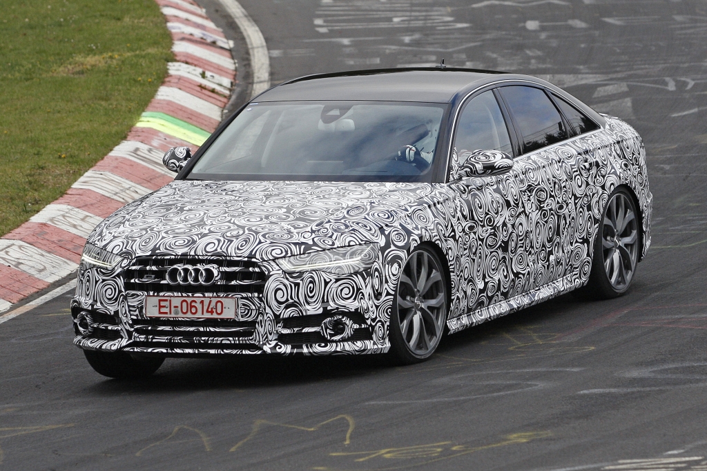 Erwischt: Erlkönig Audi S6 Facelift (2015)