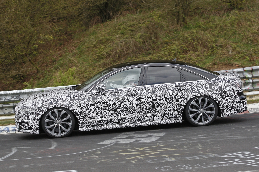 Erwischt: Erlkönig Audi S6 Facelift (2015)