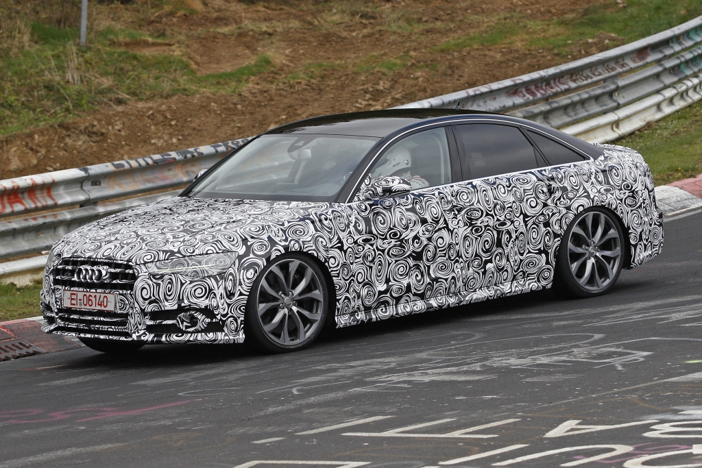 Erwischt: Erlkönig Audi S6 Facelift (2015)