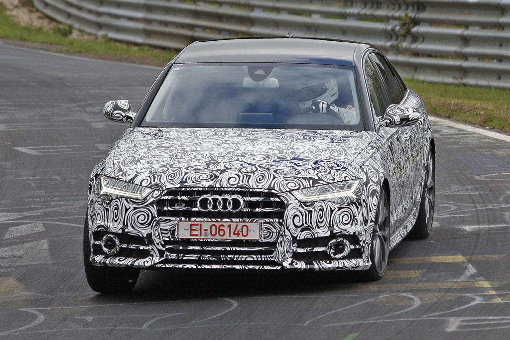 Erwischt: Erlkönig Audi S6 Facelift (2015)