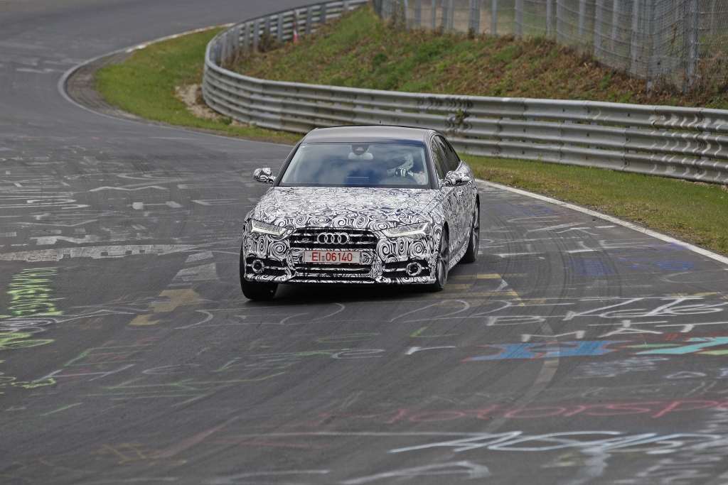Erwischt: Erlkönig Audi S6 Facelift (2015)