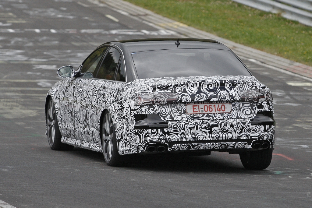 Erwischt: Erlkönig Audi S6 Facelift (2015)