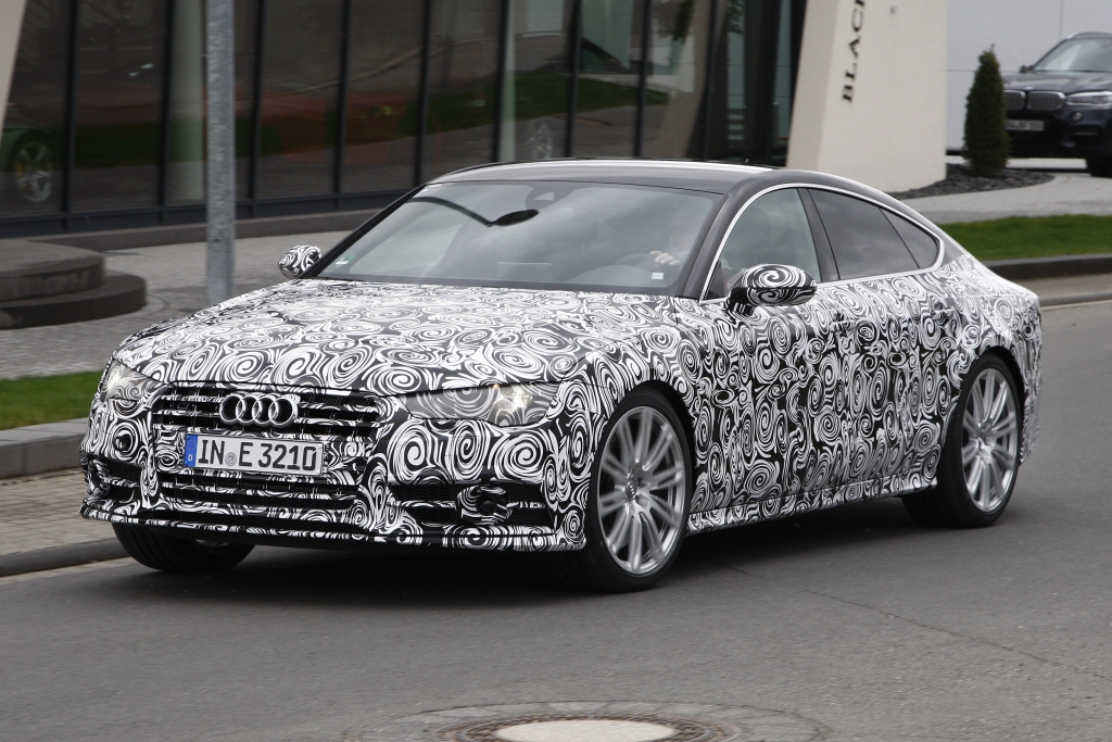 Erwischt: Erlkönig Audi S7 Facelift (2015)