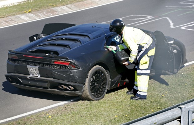 Erwischt: Erlkönig Lamborghini Huracan - Gestrandet auf dem Nürburgring