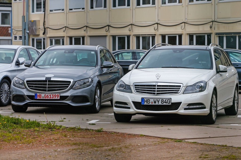Erwischt: Erlkönig Mercedes C-Klasse T-Modell ungetarnt