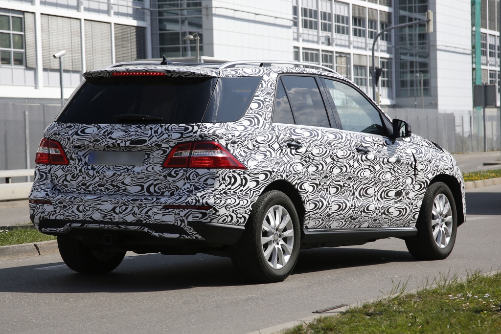 Erwischt: Erlkönig Mercedes M-Klasse Facelift