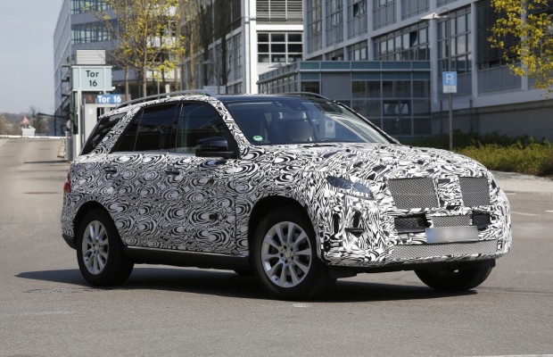 Erwischt: Erlkönig Mercedes M-Klasse Facelift