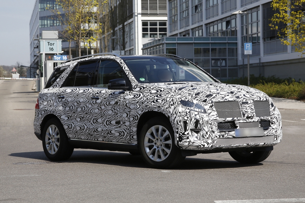 Erwischt: Erlkönig Mercedes M-Klasse Facelift