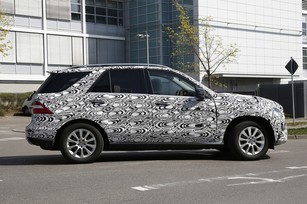Erwischt: Erlkönig Mercedes M-Klasse Facelift
