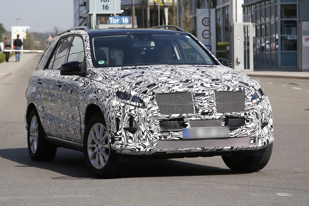 Erwischt: Erlkönig Mercedes M-Klasse Facelift