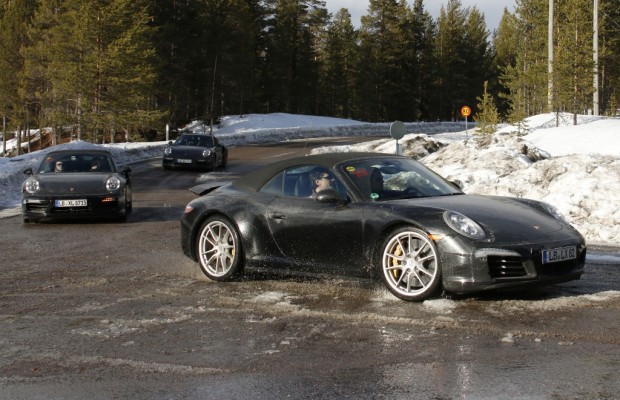 Erwischt: Erlkönig Porsche 911 GTS Cabrio
