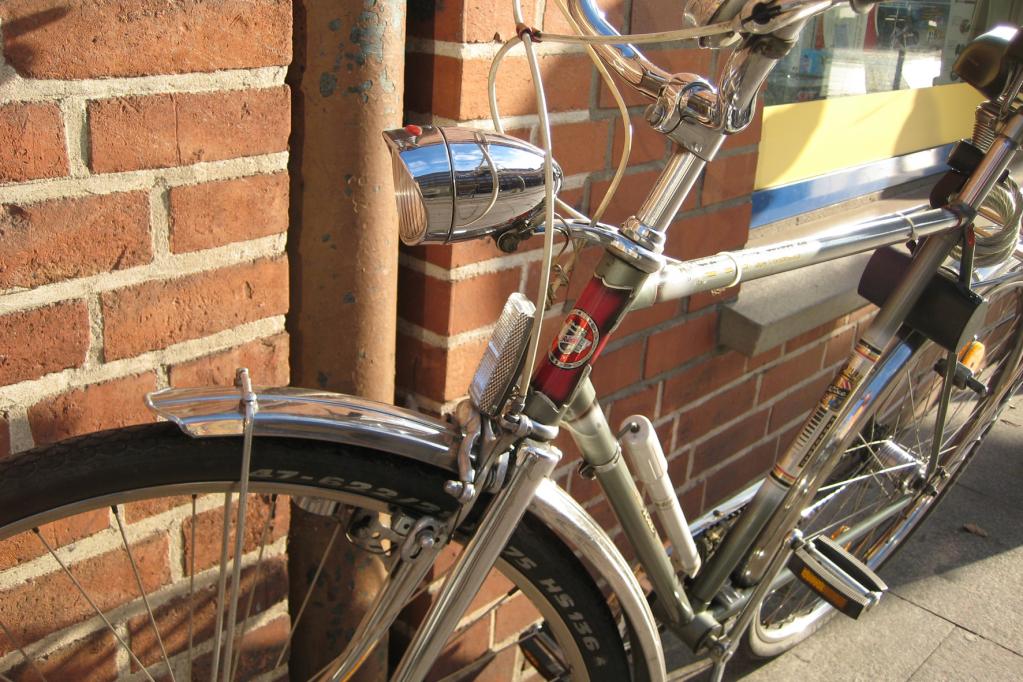 Fahrradlampe mit USB-Lader