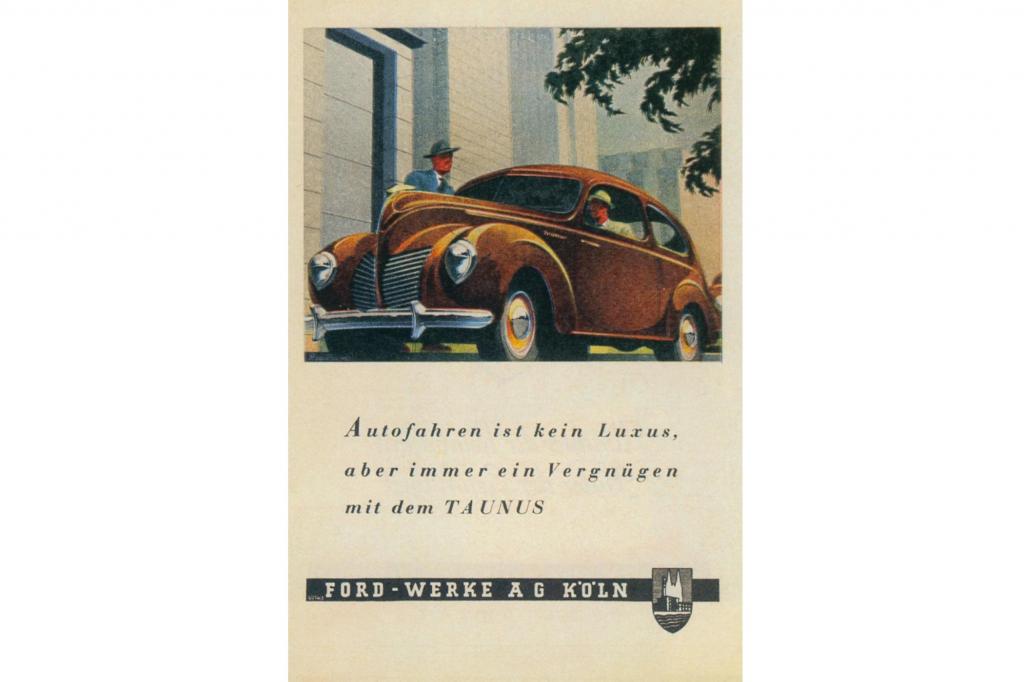 Ford Werbung 1950