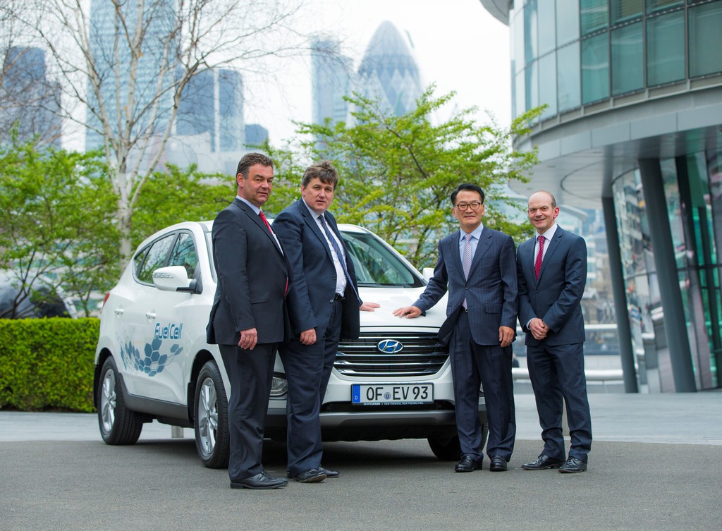 Hyundai liefert 75 Brennstoffzellenautos