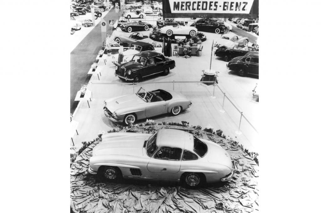 Mercedes 300 SL und 190 SL Weltpremiere New York 1954