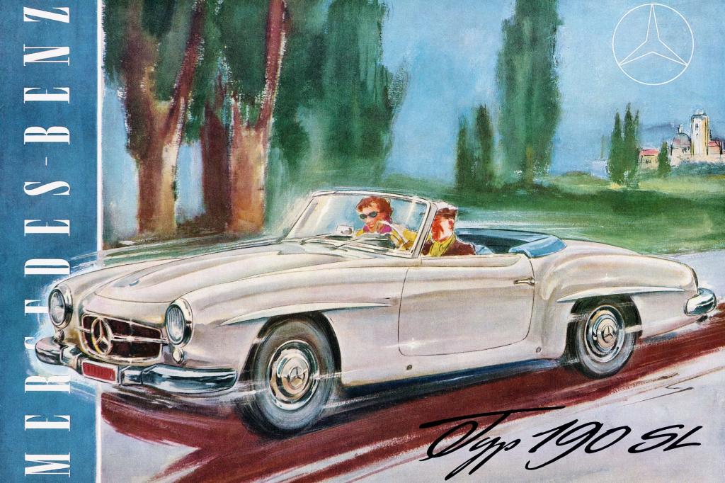 Mercedes Benz 190 SL Werbung 1955