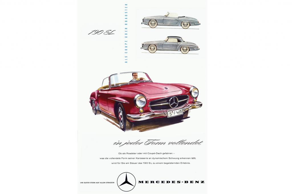 Mercedes Benz 190 SL Werbung 1956