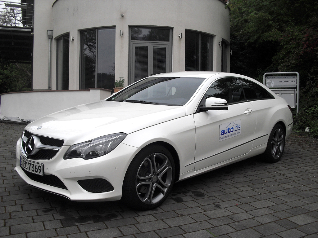 Mercedes E-Coupé, hier als Basisdiesel mit 125/170 kW/PS. 