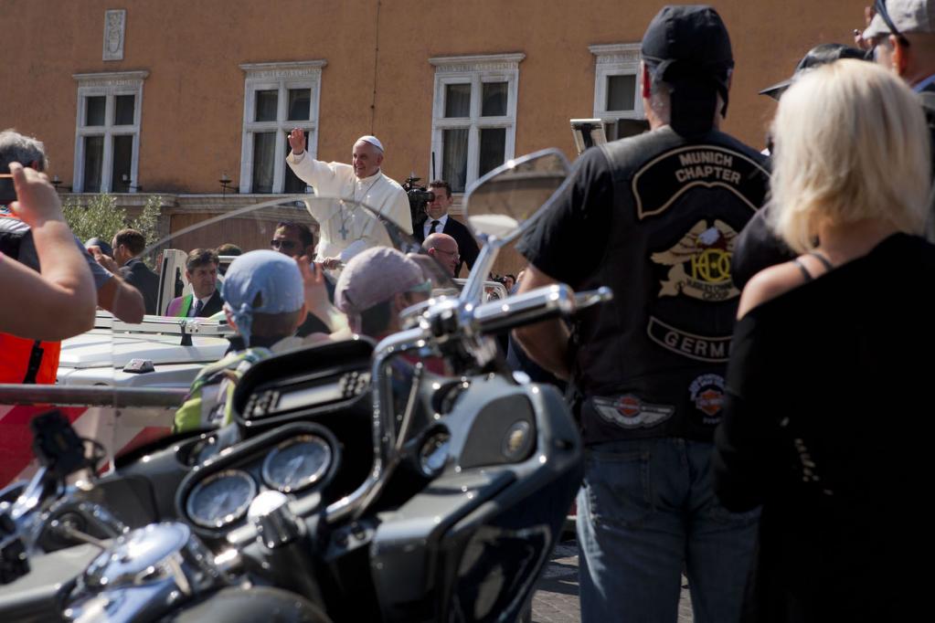 Motorrad-Gottesdienst: 