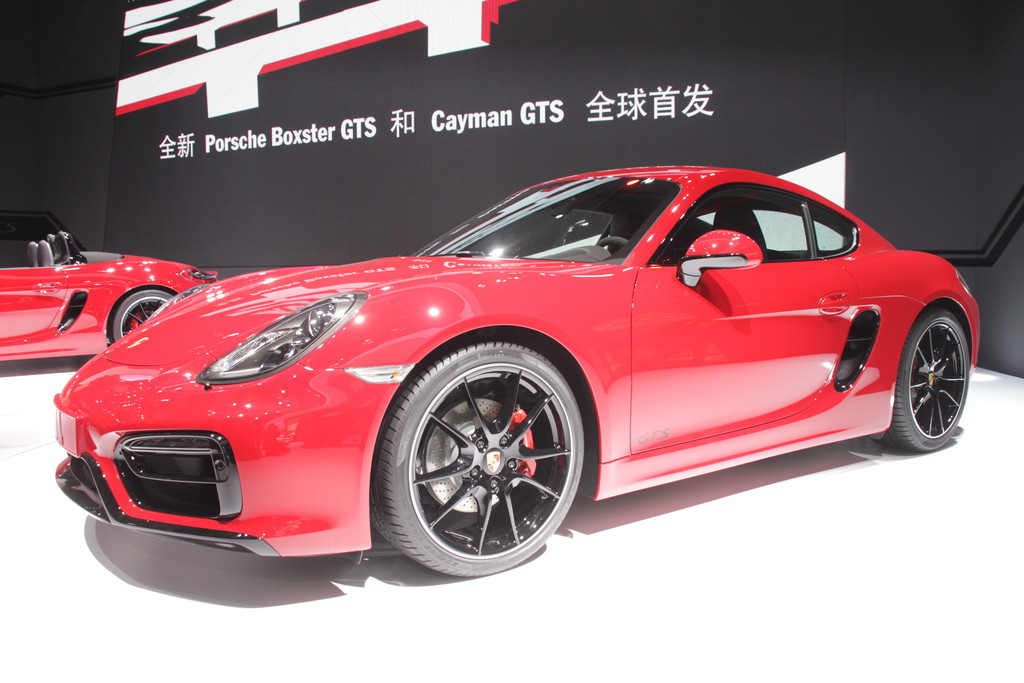 Peking 2014: Porsche Cayman GTS feiert sein Debüt