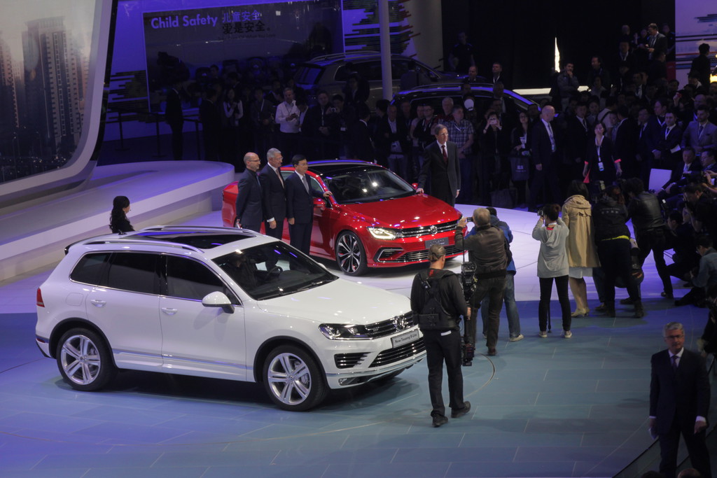 Peking 2014: Volkswagen gibt in China weiter Gas