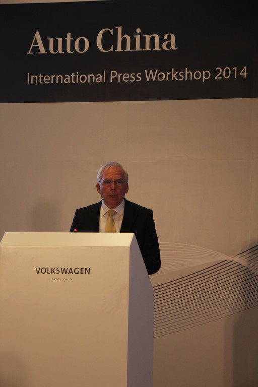 Peking 2014: Volkswagen gibt in China weiter Gas