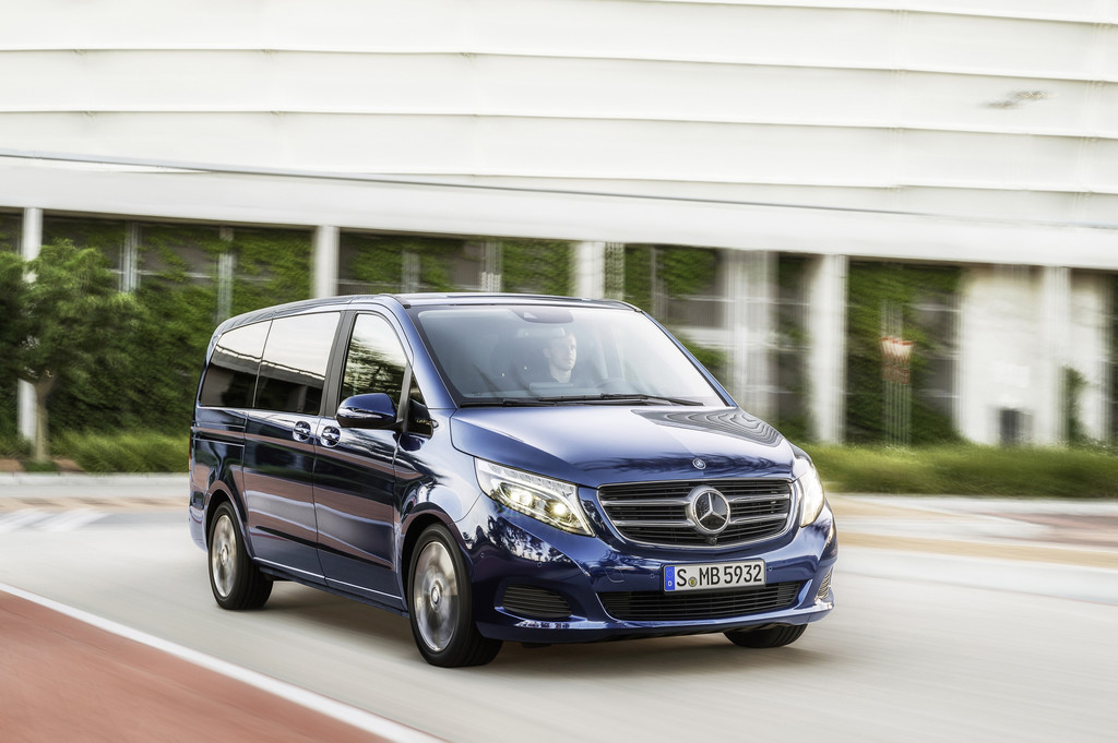 Pressepräsentation Mercedes-Benz V-Klasse: Willkommen im Klub!