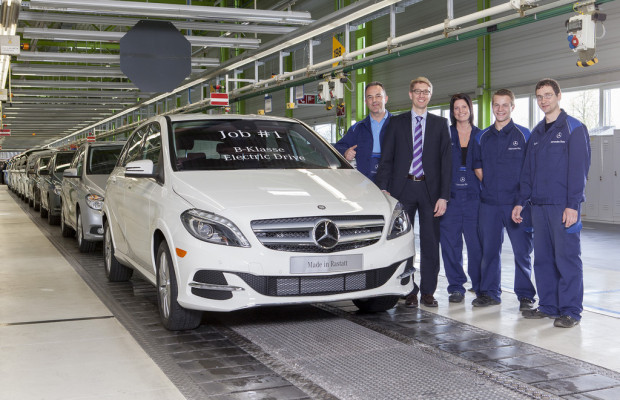 Produktionsstart für Mercedes-Benz B-Klasse Electric Drive in Rastatt