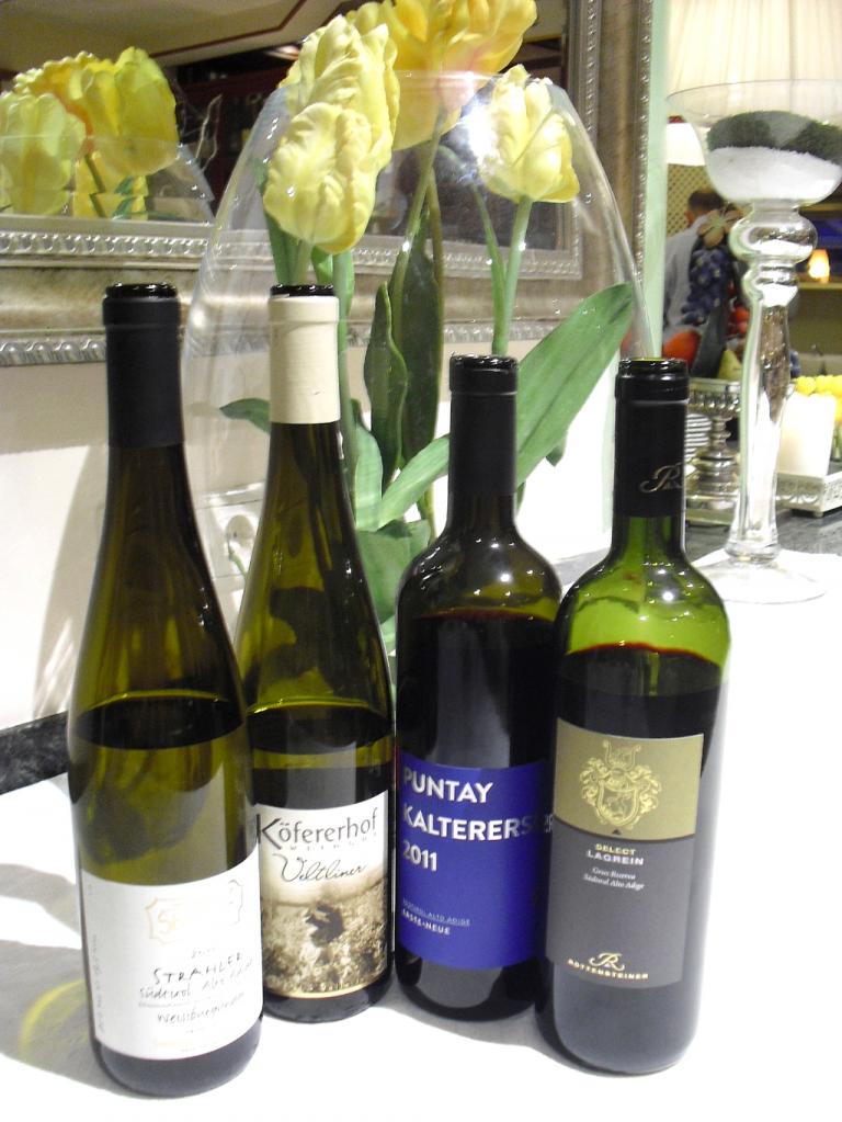 Süffiges Südtiroler (Wein-)Quartett. 
