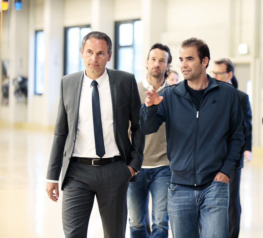 Sampras und Moyá besuchten Porsche