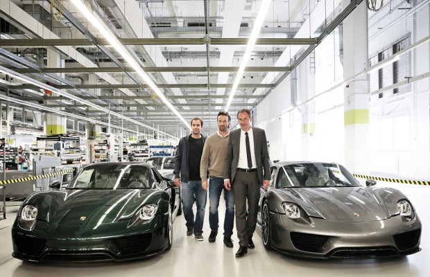 Sampras und Moyá besuchten Porsche