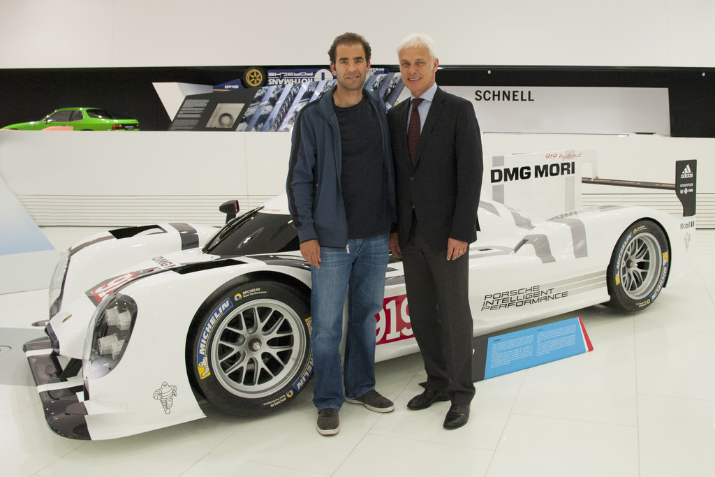 Sampras und Moyá besuchten Porsche