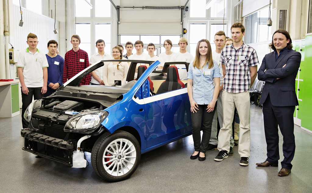 Skoda-Auszubildende bauen ihr Traumauto