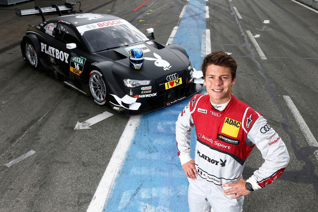 Tambay darf den Playboy-Audi bewegen