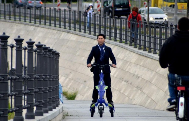Trikke darf auf deutschen Straßen fahren