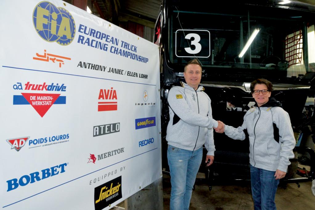 Truck-EM: Renn-Lady Ellen Lohr bändigt 1 200 PS - Foto: MAN Truck