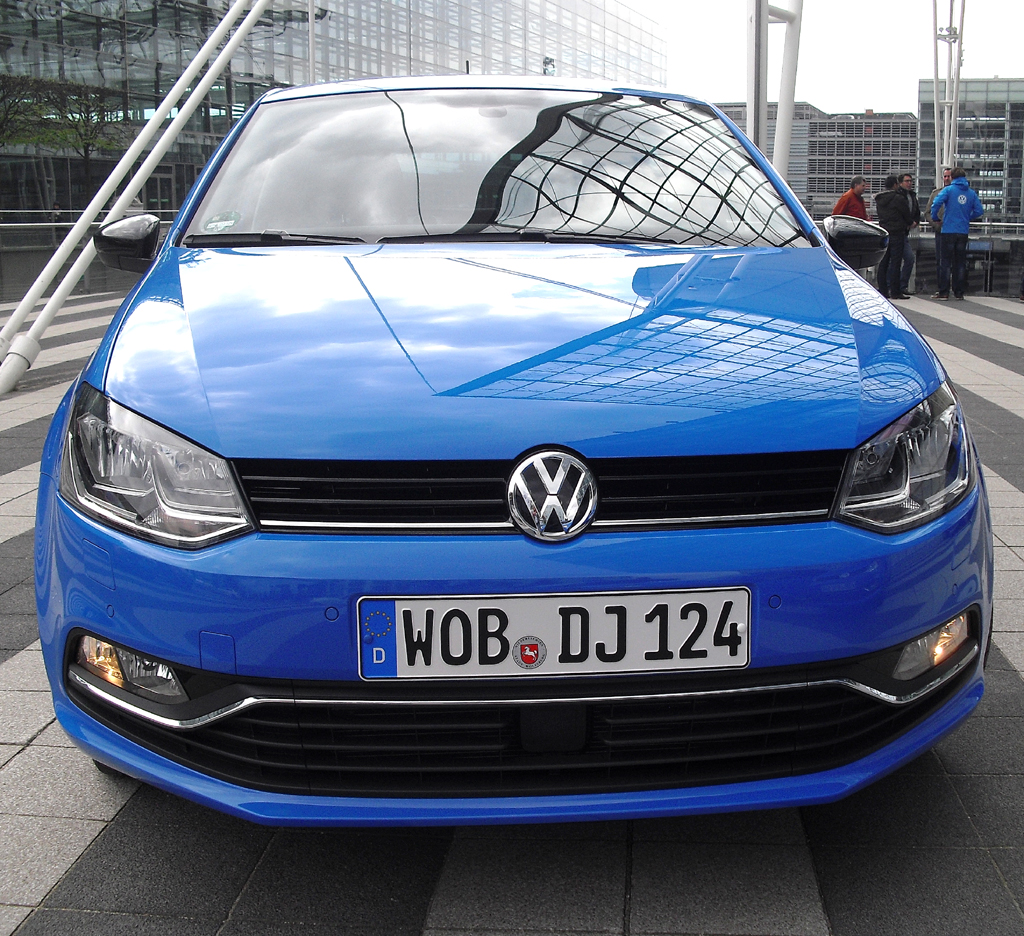 VW Polo: Blick auf die Frontpartie. 