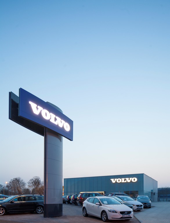 Volvo verfolgt globale Gestaltungsrichtlinie für Autohäuser