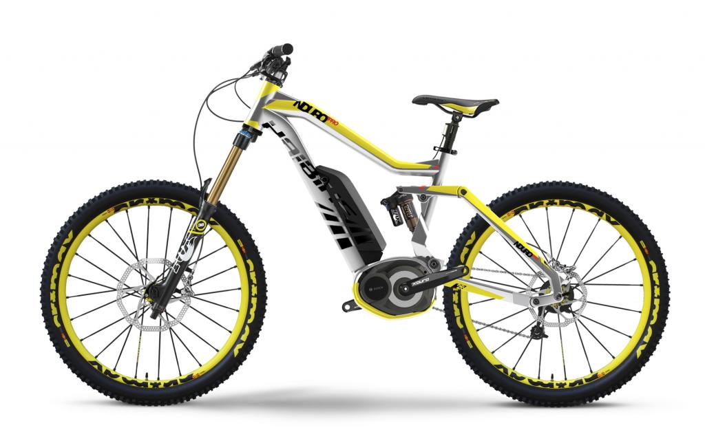 Von Haibike kommt das E-Modell mit dem seltsamen Namen Xduro Nduro Pro als langhubiges Mountainbike