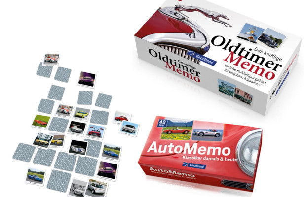 auto.de-Gewinnspiel: Auto-Memo und Oldtimer-Memo - Kniffelige Memory-Spiele