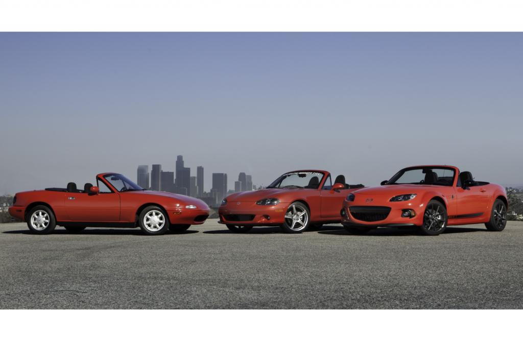 Als der Wagen 1990 als MX-5 nach Deutschland kommt, ist das geplante Jahreskontingent nach drei Tagen ausverkauft.