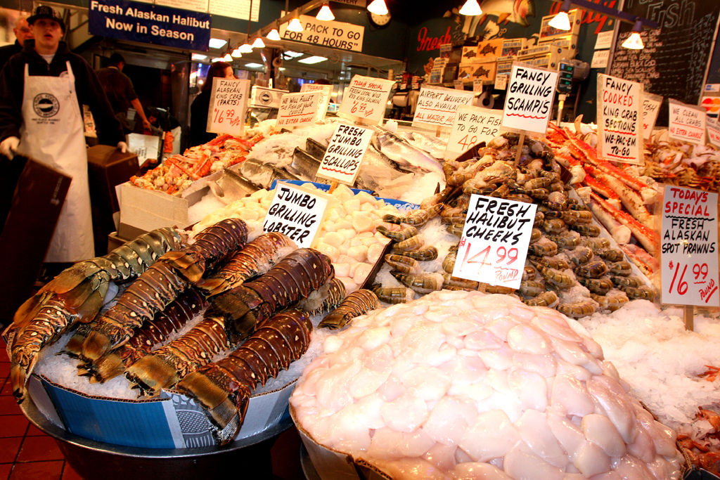 Auf Seattles Pike Place Market.