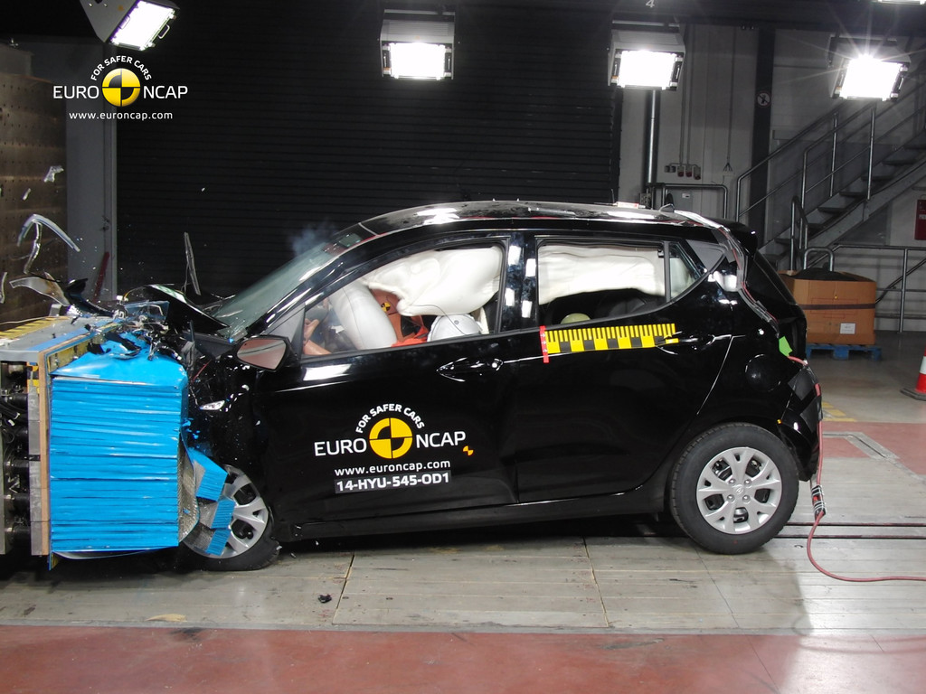 Crashtest: Hyundai i10 verfehlt fünften Stern