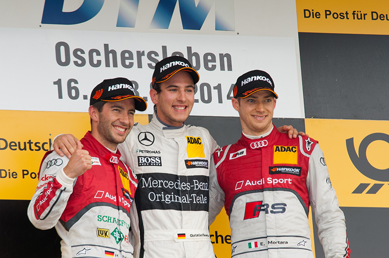 DTM in Oschersleben: Sieg für Mercedes bei schwierigem Regenrennen
